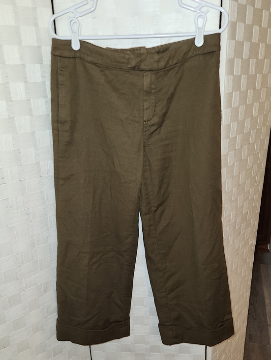 Pants - Mossimo Dutti Womens Cropped Cuffed Hem Trousers  Sz 8